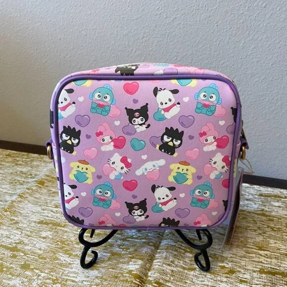 Loungefly Hello Kitty And Friends Hearts Crossbody Bag & Wallet - Picture 4 of 11